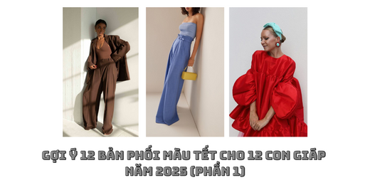 Gợi Ý 12 Bản Phối Màu Tết Cho 12 Con Giáp Trong Năm 2025 (Phần 1)