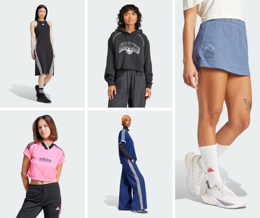 NĂNG ĐỘNG CẢ NGÀY CÙNG CÁC BỘ TRANG PHỤC THỂ THAO ADIDAS