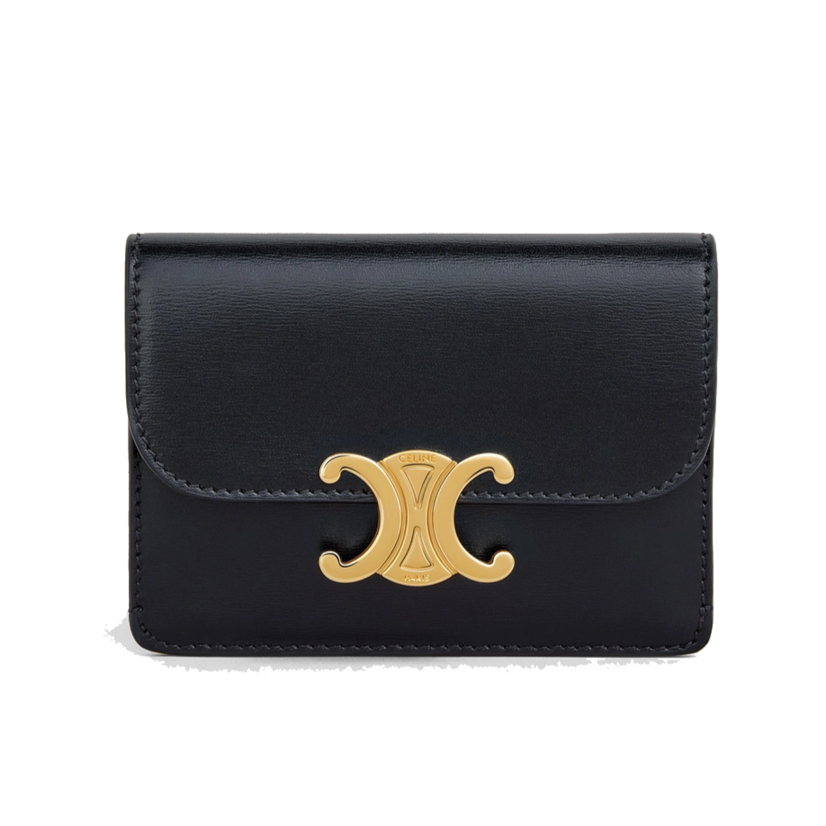 Celine leather wallet hot sale