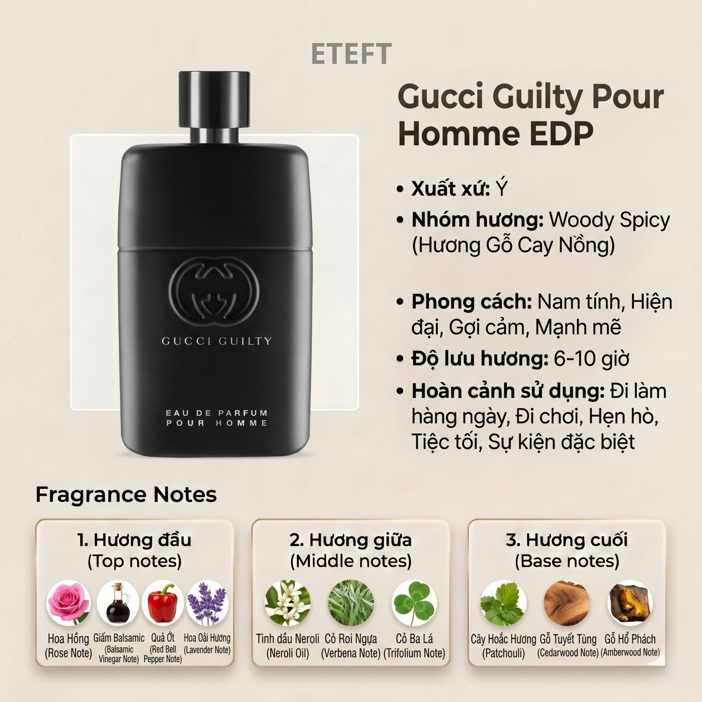 PERFUME GUCCI 05 (90ML)