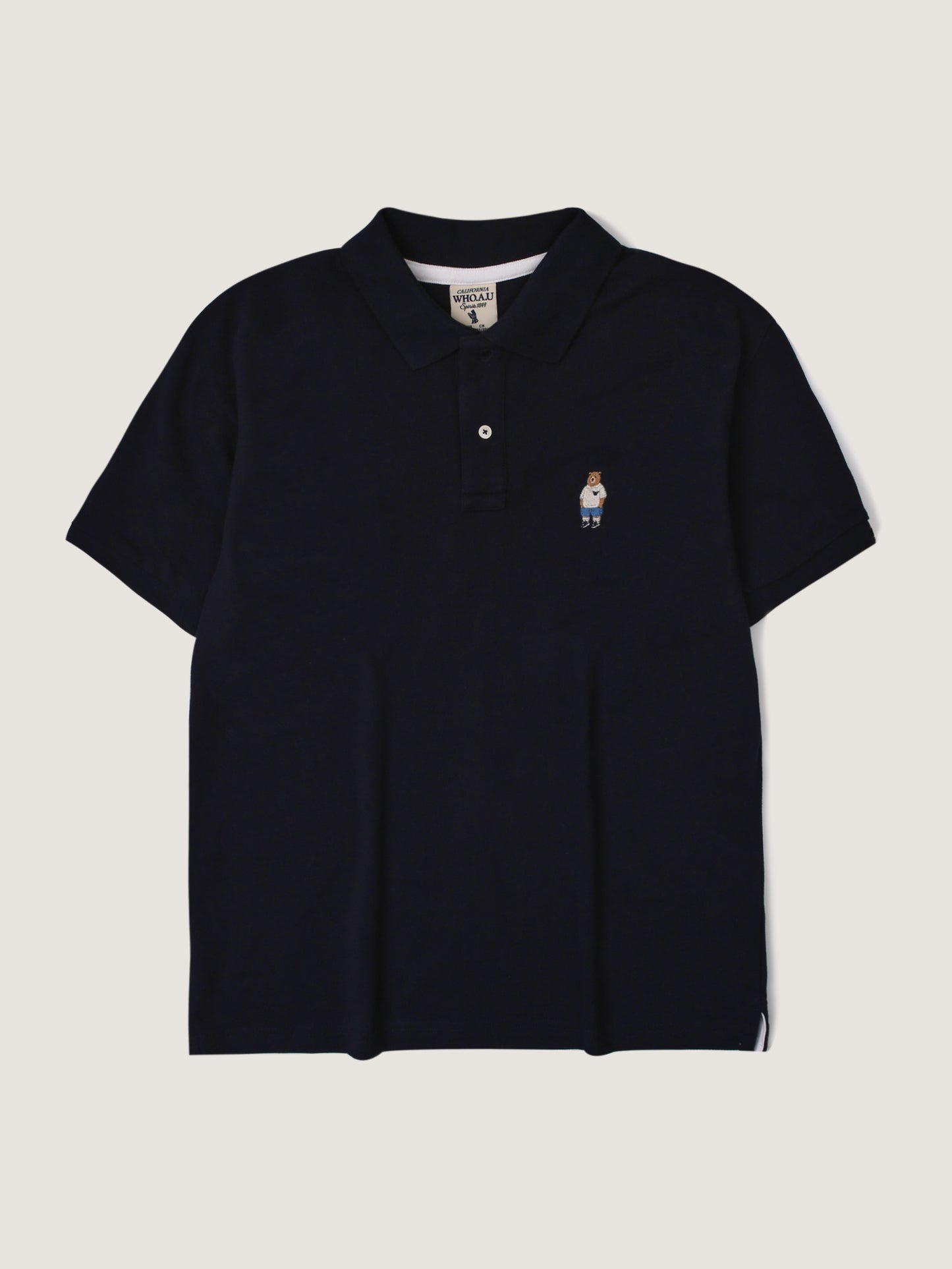 WHOAU POLO ( NAVY )