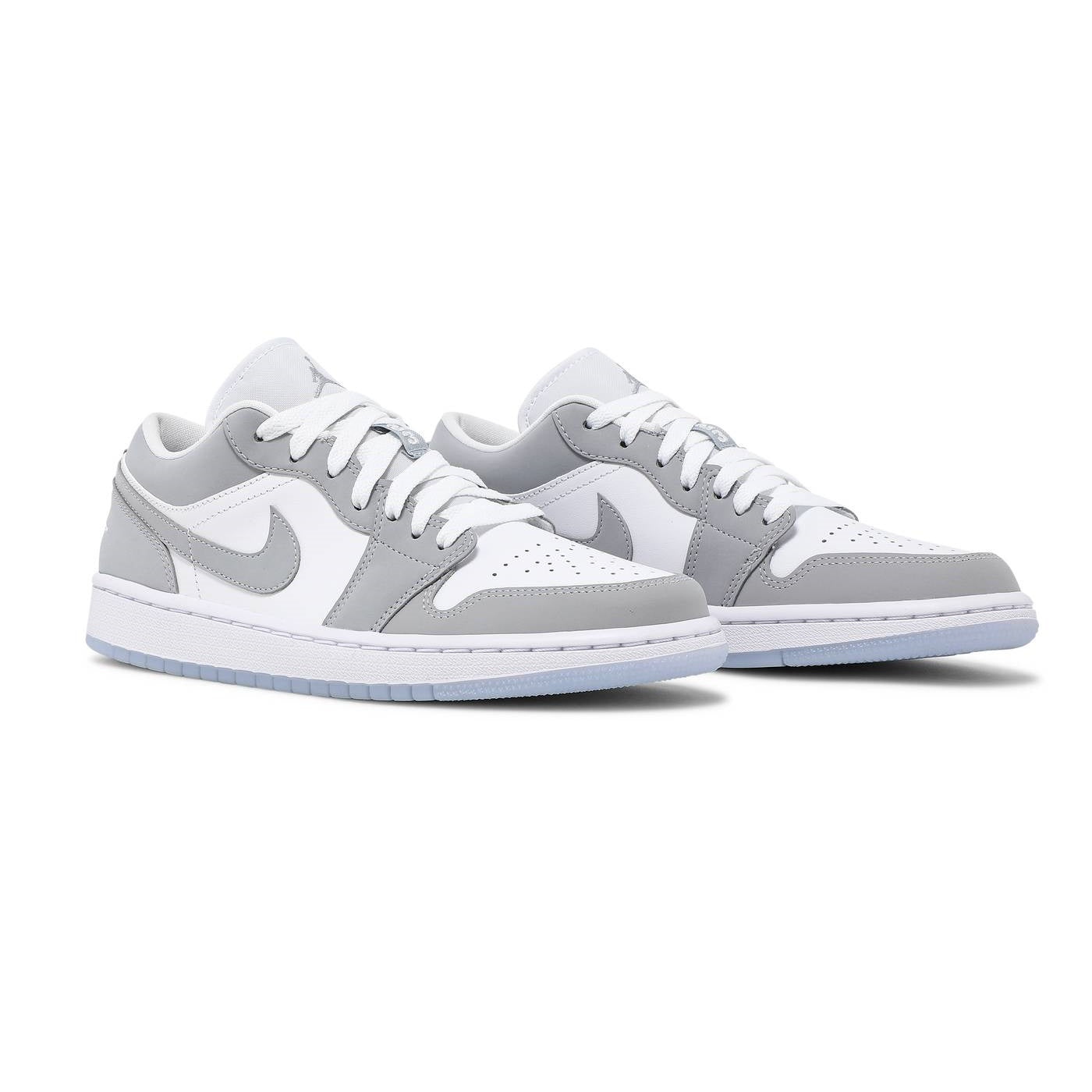 NIKE JORDAN 1 LOW WHITE WOLF GREY