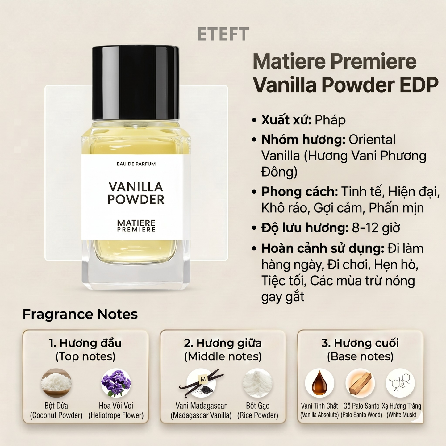 PERFUME MATIERE PRRMIERE 02 (100ML)