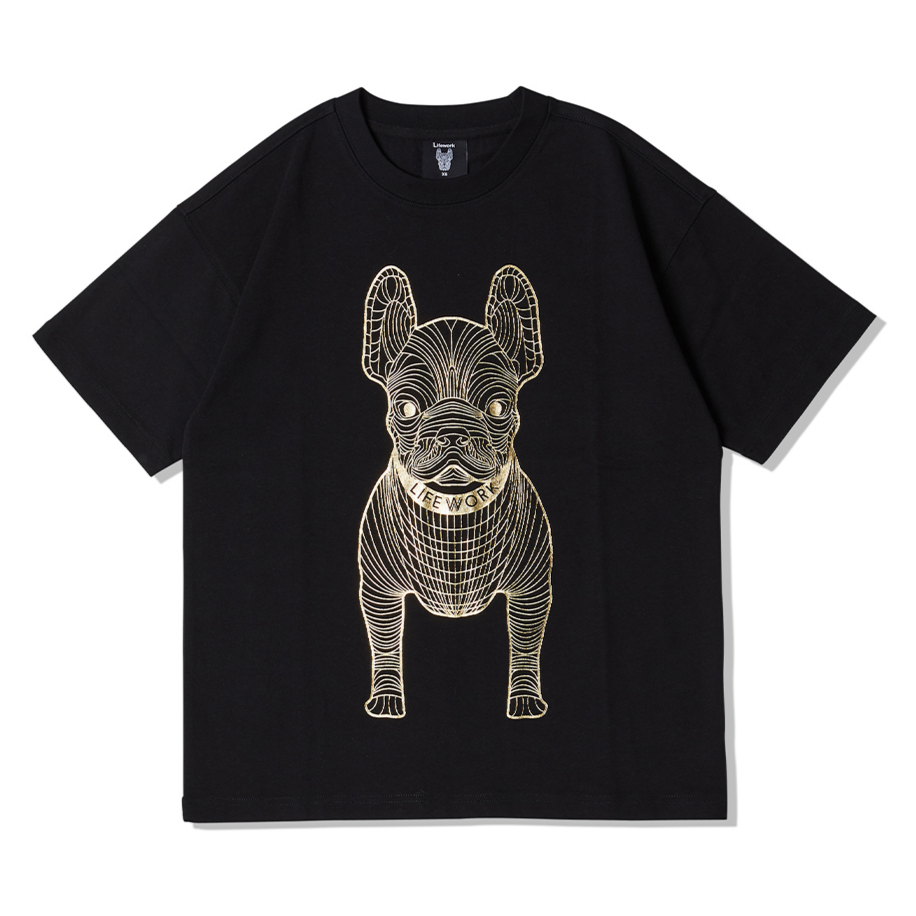 LIFE WORK T-SHIRT (GOLD)