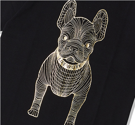 LIFE WORK T-SHIRT (GOLD)
