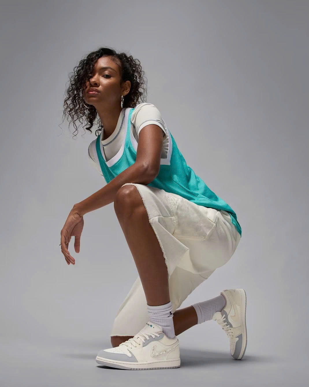 NIKE JORDAN 1 LOW 'SAIL SOFT PEARL' (IH7323 100)