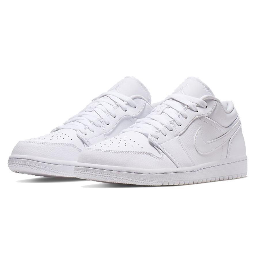 NIKE JORDAN 1 LOW ALL WHITE