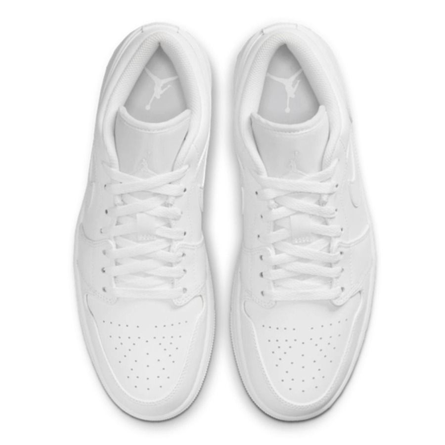 NIKE JORDAN 1 LOW ALL WHITE