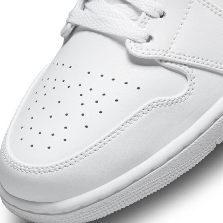 NIKE JORDAN 1 LOW ALL WHITE