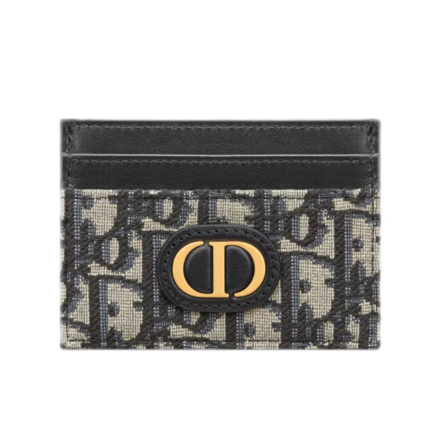 Black Dior Oblique Jacquard Dior Mens Wallet Price Dior Oblique