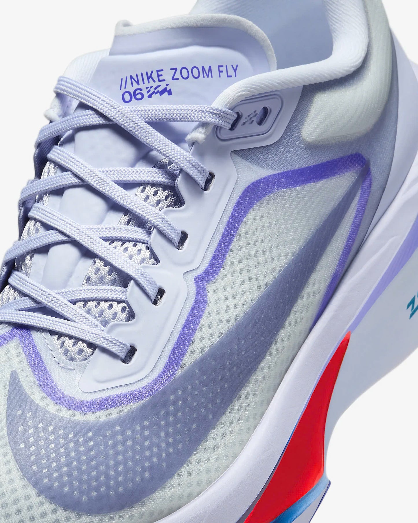 NIKE ZOOM FLY 6 WHITE BLUE