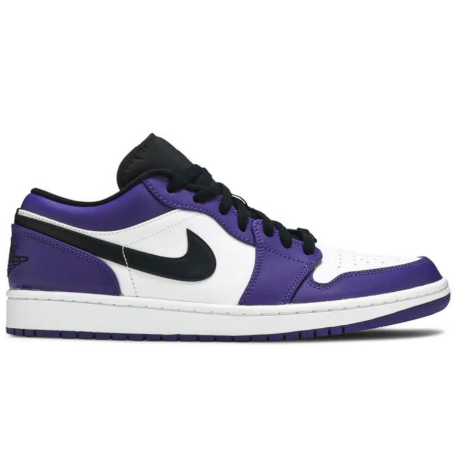 NIKE JORDAN 1 LOW COURT PURPLE WHITE