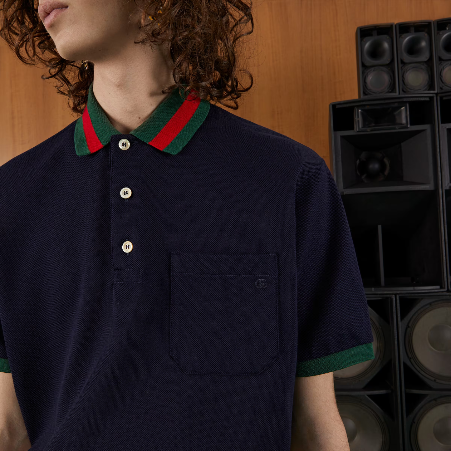 GUCCI POLO 25 (NAVY)
