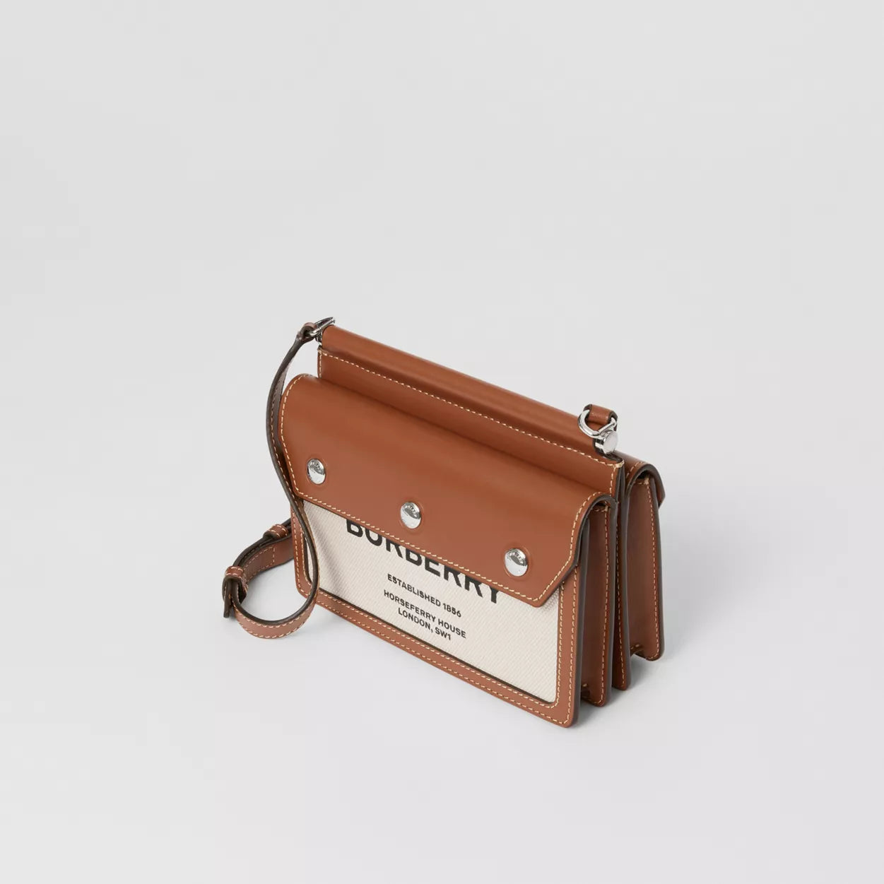 BURBERRY BAG TITLE HORSEFERRY PRINT MINI CROSSBODY