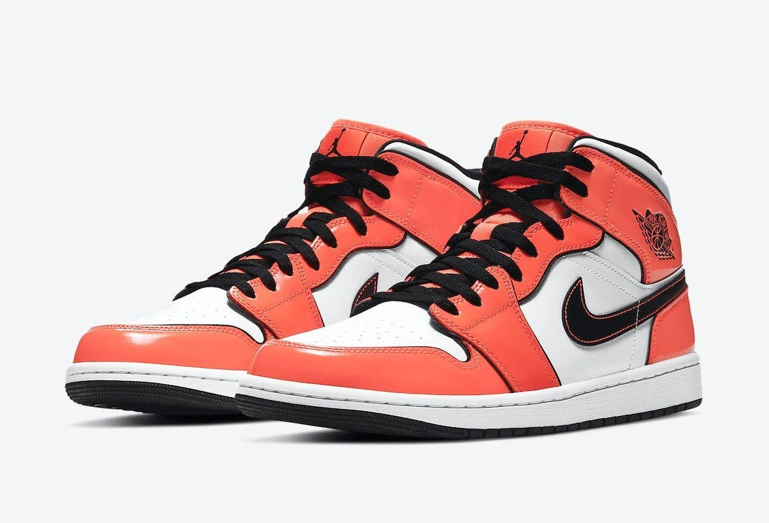 JORDAN 1 MID SE TURF ORANGE (GS)