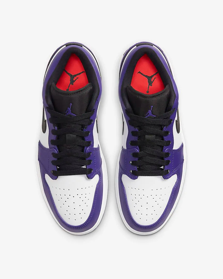 NIKE JORDAN 1 LOW COURT PURPLE WHITE