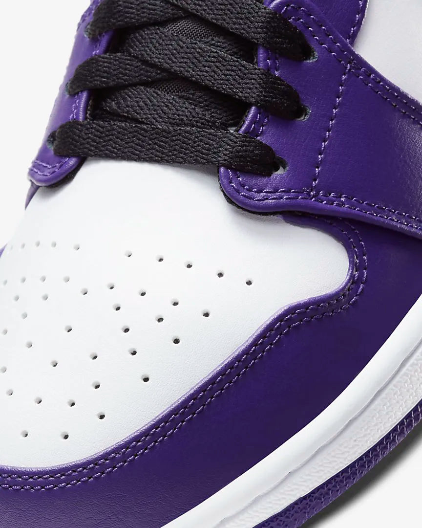 NIKE JORDAN 1 LOW COURT PURPLE WHITE