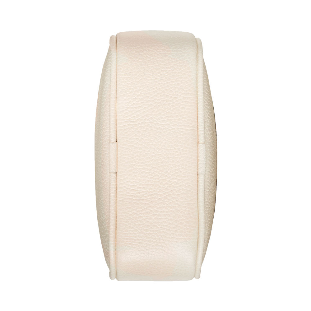 GUCCI BAG WHITE LOGO PRINT LEATHER MESSENGER