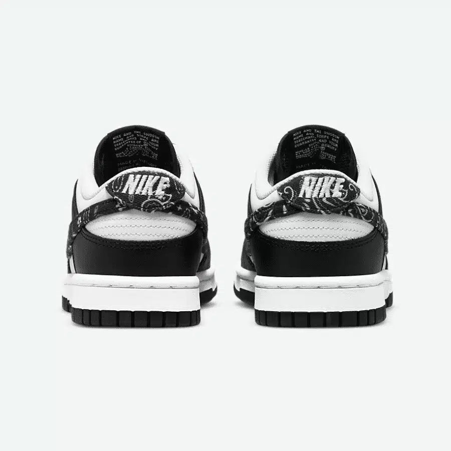 NIKE DUNK LOW BLACK PAISLEY