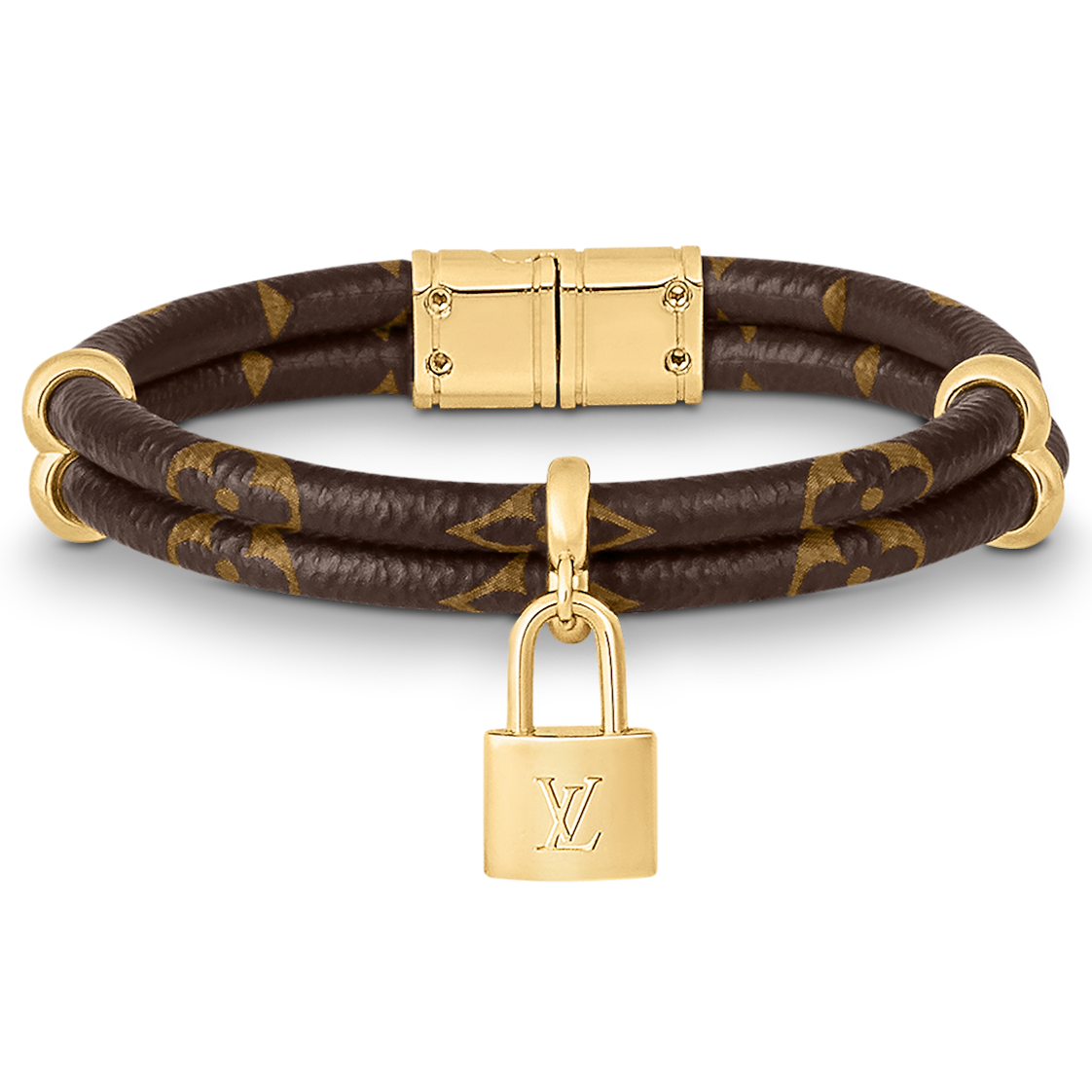 LOUIS VUITTON Louis Vuitton Brasserie Spike It Bracelet M6693 Notation Size  17 Leather Blue Gold Silver | eLADY Globazone