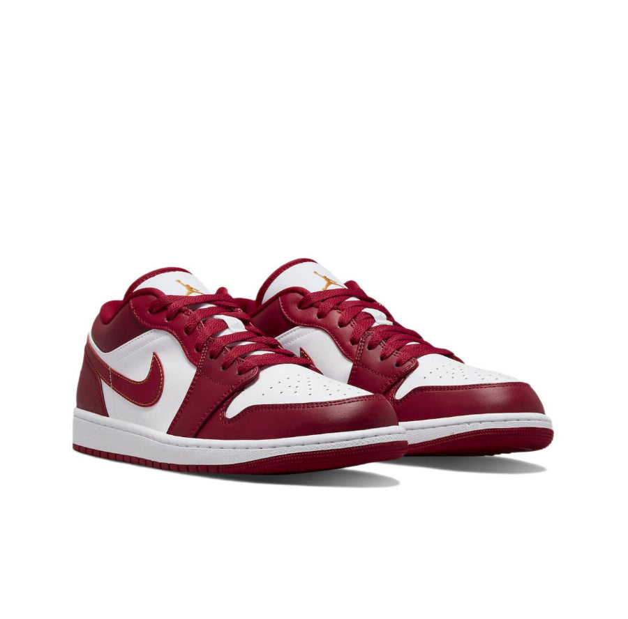 NIKE JORDAN 1 LOW CARDINAL RED
