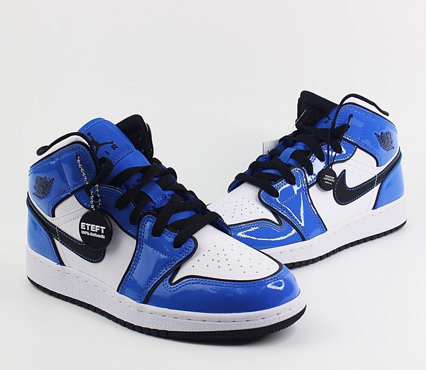 NIKE JORDAN 1 MID SIGNAL BLUE