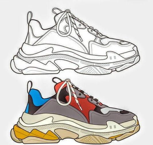 NHỮNG BẢN PHỐI MÀU ĐỈNH NHẤT CỦA BALENCIAGA TRIPLE S