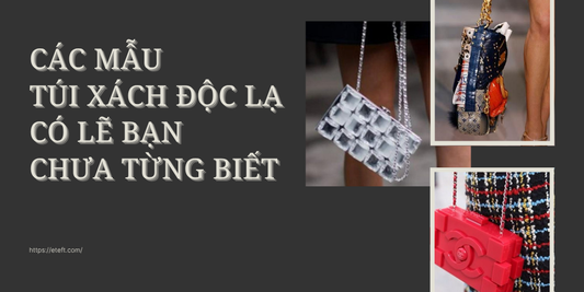 Các Mẫu Túi Xách Độc Lạ Có Lẽ Bạn Chưa Từng Biết