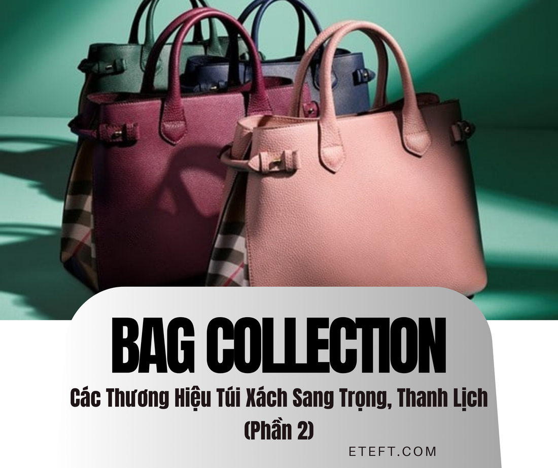 Các Thương Hiệu Mang Đến Cho Bạn Những Mẫu Túi Sang Trọng, Thanh Lịch (Phần 2)