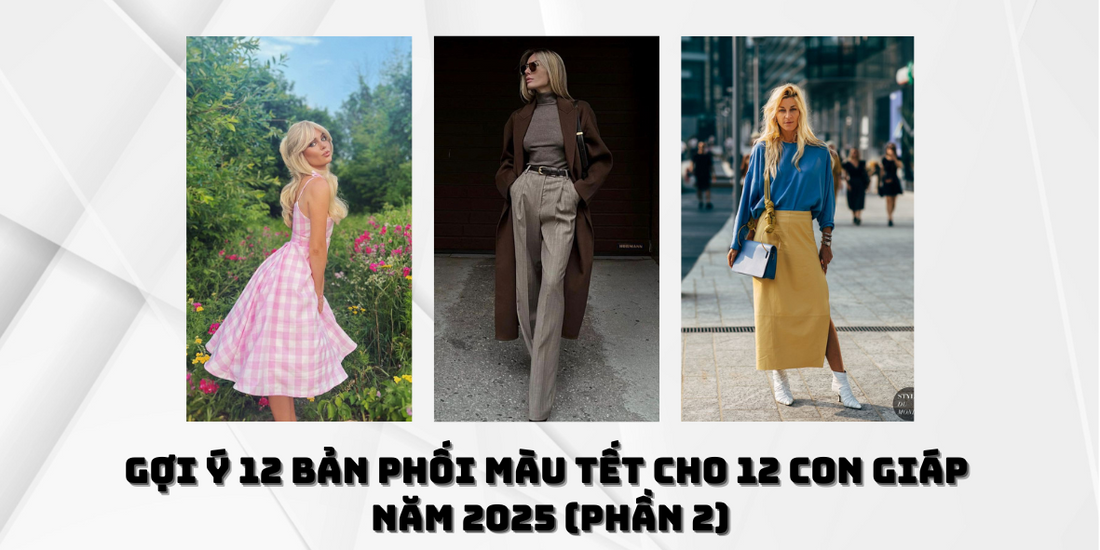 Gợi Ý 12 Bản Phối Màu Tết Cho 12 Con Giáp Trong Năm 2025 (Phần 2)