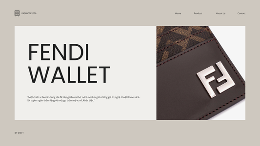 Fendi Wallet: Những mẫu ví nam nữ bán chạy nhất mọi thời đại.