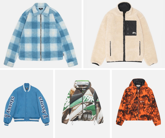 COOL NGẦU VÀ ẤM ÁP CÙNG NHỮNG CHIẾC ÁO KHOÁC NHÀ STUSSY