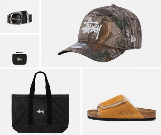 ĐIỂM XUYẾT TRANG PHỤC CÙNG NHỮNG MÓN PHỤ KIỆN NHÀ STUSSY