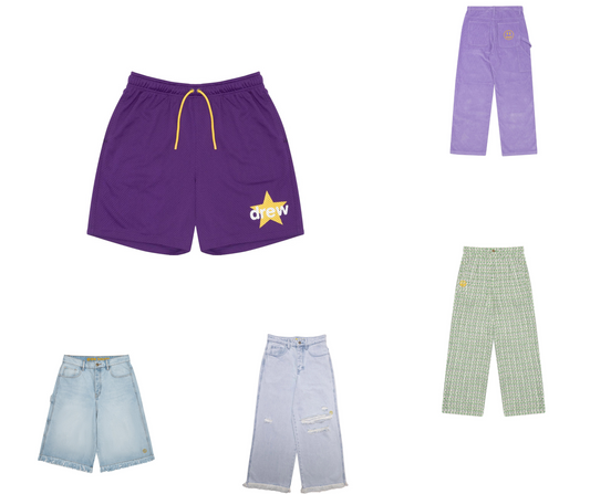 LÓA MẮT CÙNG NHỮNG CHIẾC QUẦN SÀNH ĐIỆU CỦA NHÀ DREW HOUSE