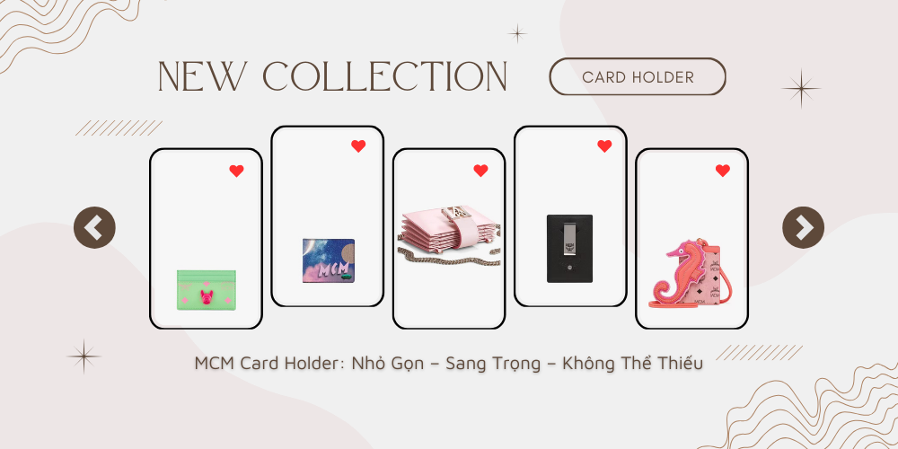 MCM Card Holder: Nhỏ Gọn – Sang Trọng – Không Thể Thiếu
