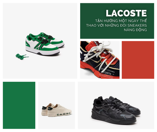 Tận Hưởng Một Ngày Thể Thao Với Những Đôi Sneakers Năng Động Của Lacoste