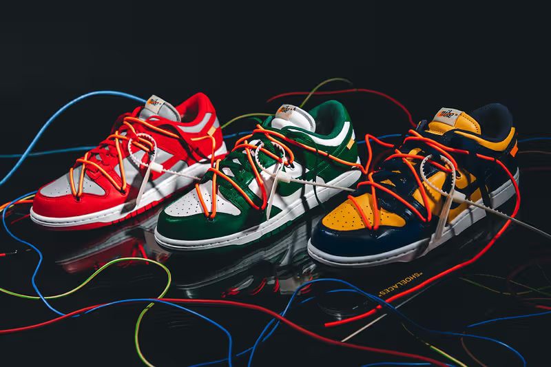 Lóa Mắt Trước Những Phối Màu Tuyệt Đẹp Của Nike Dunk Low Và Off-White