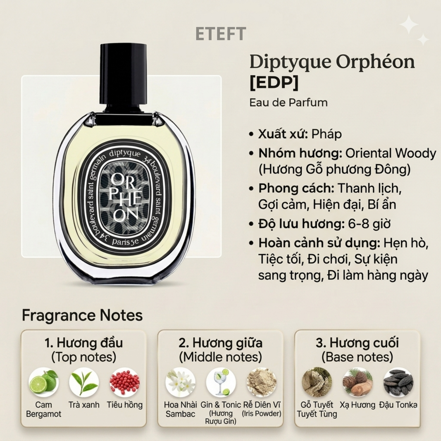 PERFUME DIPTYQUE 06 (75ML)