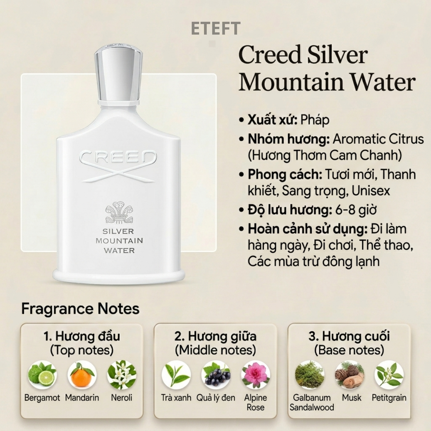 PERFUME CREED 02 (100ML)