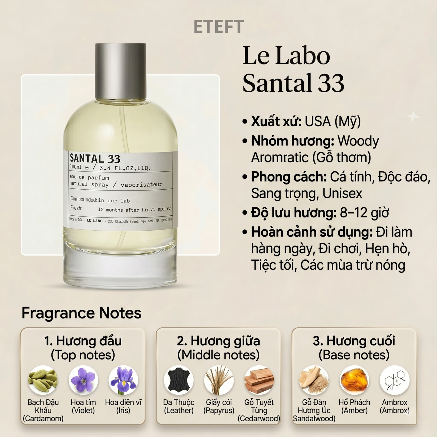 LE LABO 33 SANTAL (100ML)