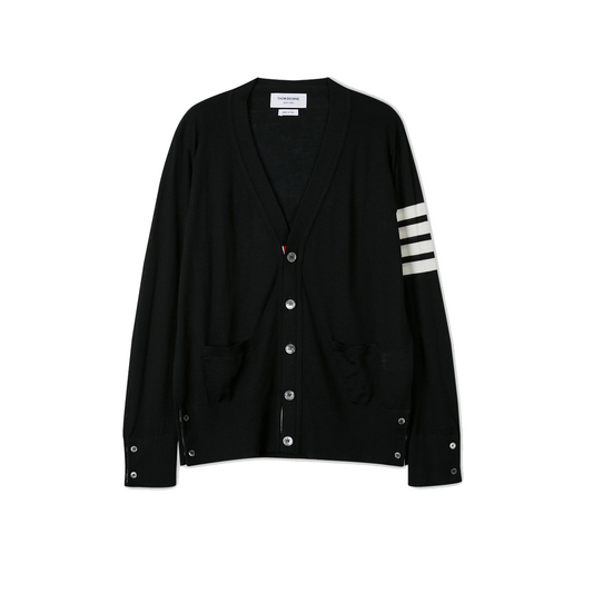 THOM BROWNE CARDIGAN 07 (BLACK)