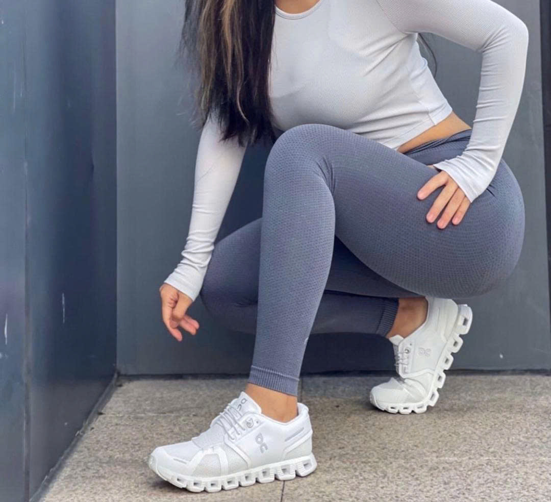 ON WOMEN CLOUD 5 ALL WHITE