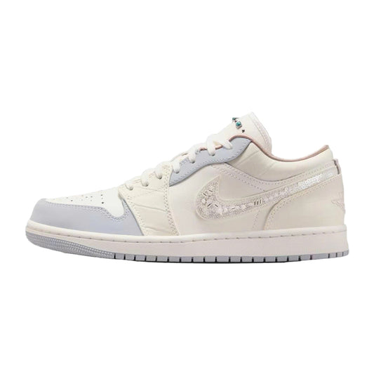 NIKE JORDAN 1 LOW 'SAIL SOFT PEARL' (IH7323 100)