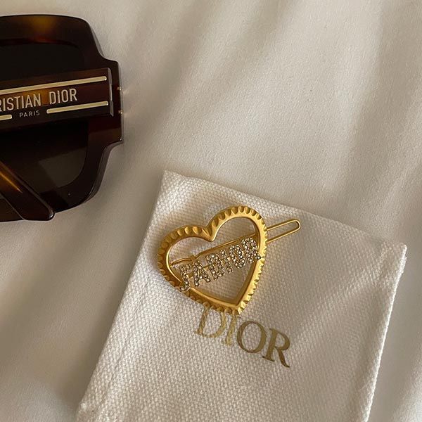 Christian Dior Crystal Embellished Jadior Star Drop Hair Clip  Mine   Yours