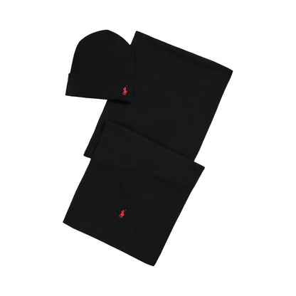 RALPH LAUREN SCARF & BEANIE SET 01