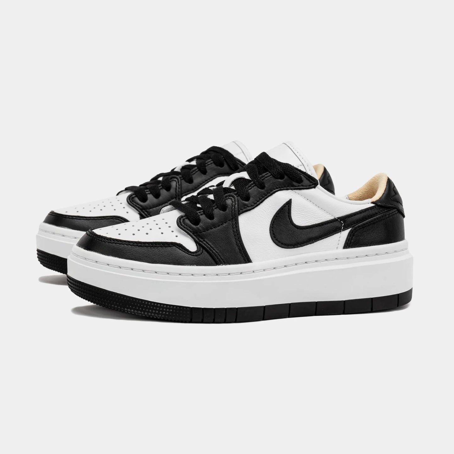 NIKE JORDAN 1 LOW ELEVATE LOW BLACK WHITE