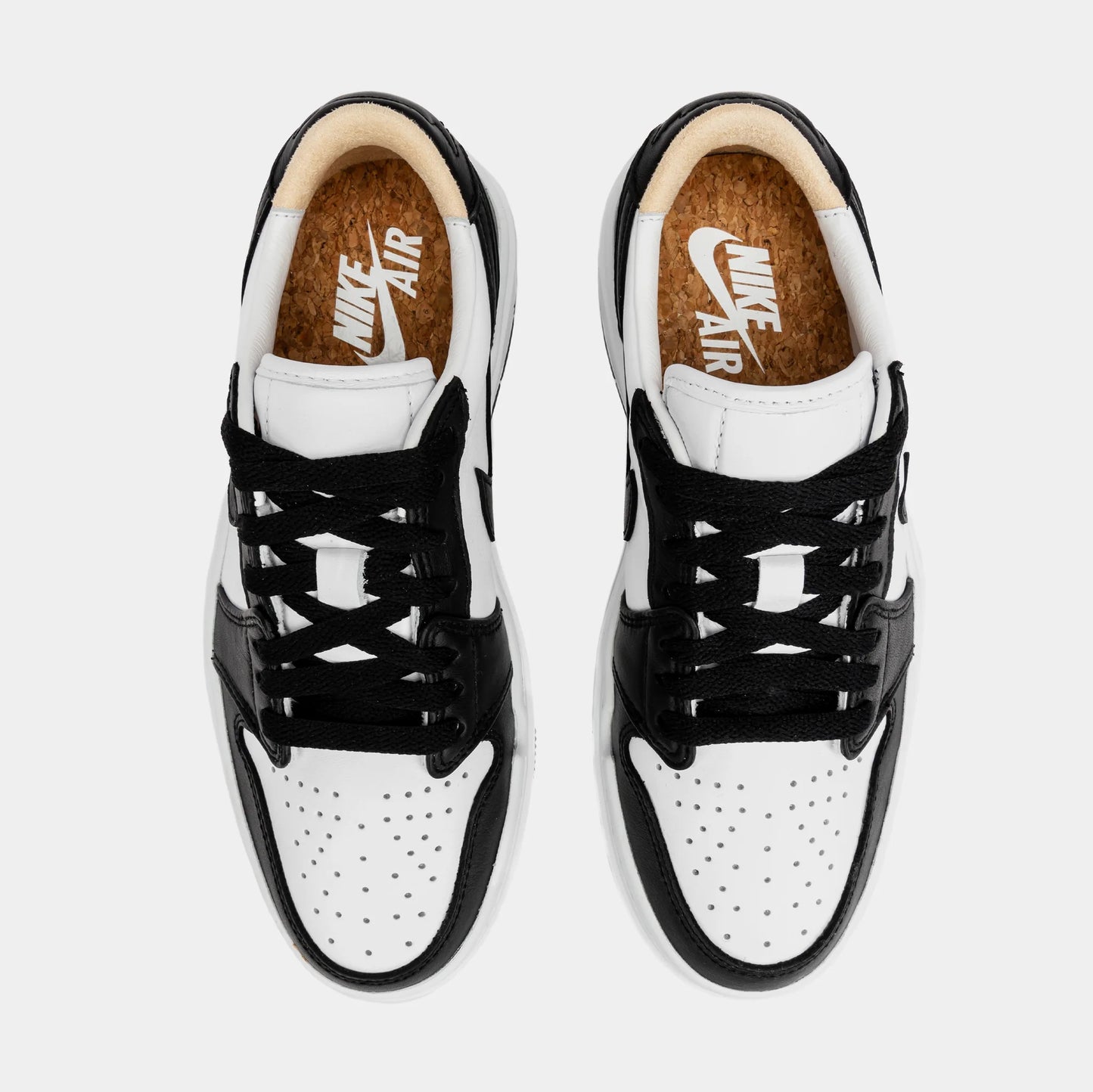 NIKE JORDAN 1 LOW ELEVATE LOW BLACK WHITE