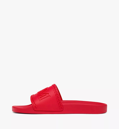 Mcm Men's Red Mcm Sandals MCM SLIDES 13 – ETEFT AUTHENTIC