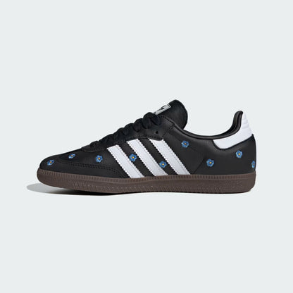 ADIDAS SAMBA LIGHT BLUE FLORAL CORE BLACK