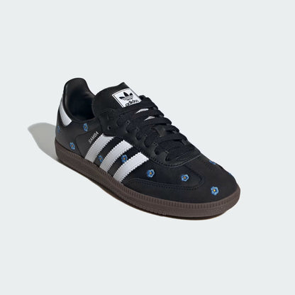 ADIDAS SAMBA LIGHT BLUE FLORAL CORE BLACK